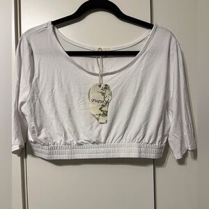 Papa Vancouver  bamboo crop top